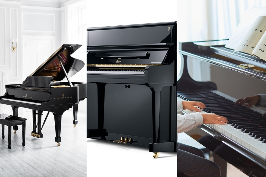 Các loại đàn piano phổ biến